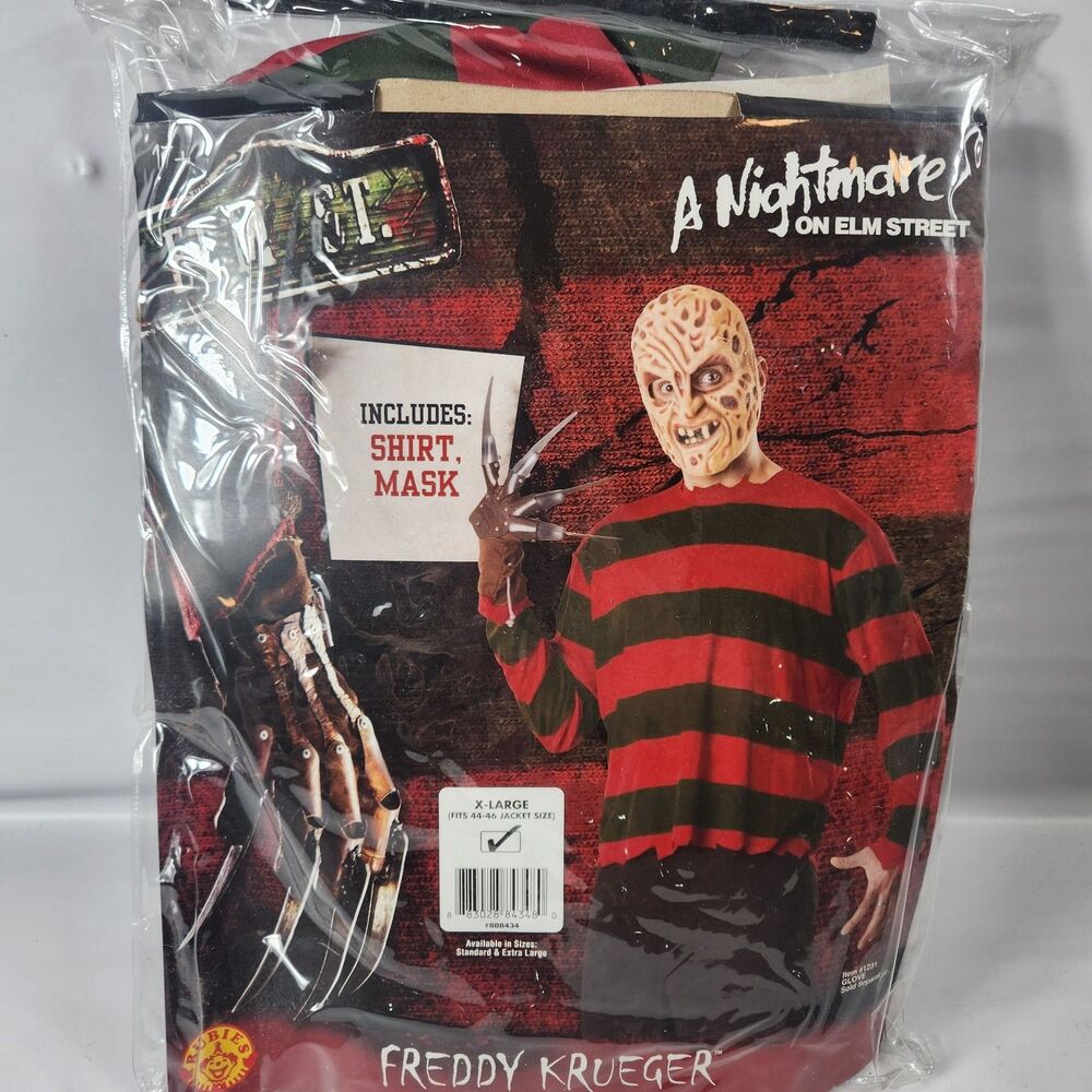 A Nightmare On Elm Street Freddy Krueger Costume Sweater Adult XL